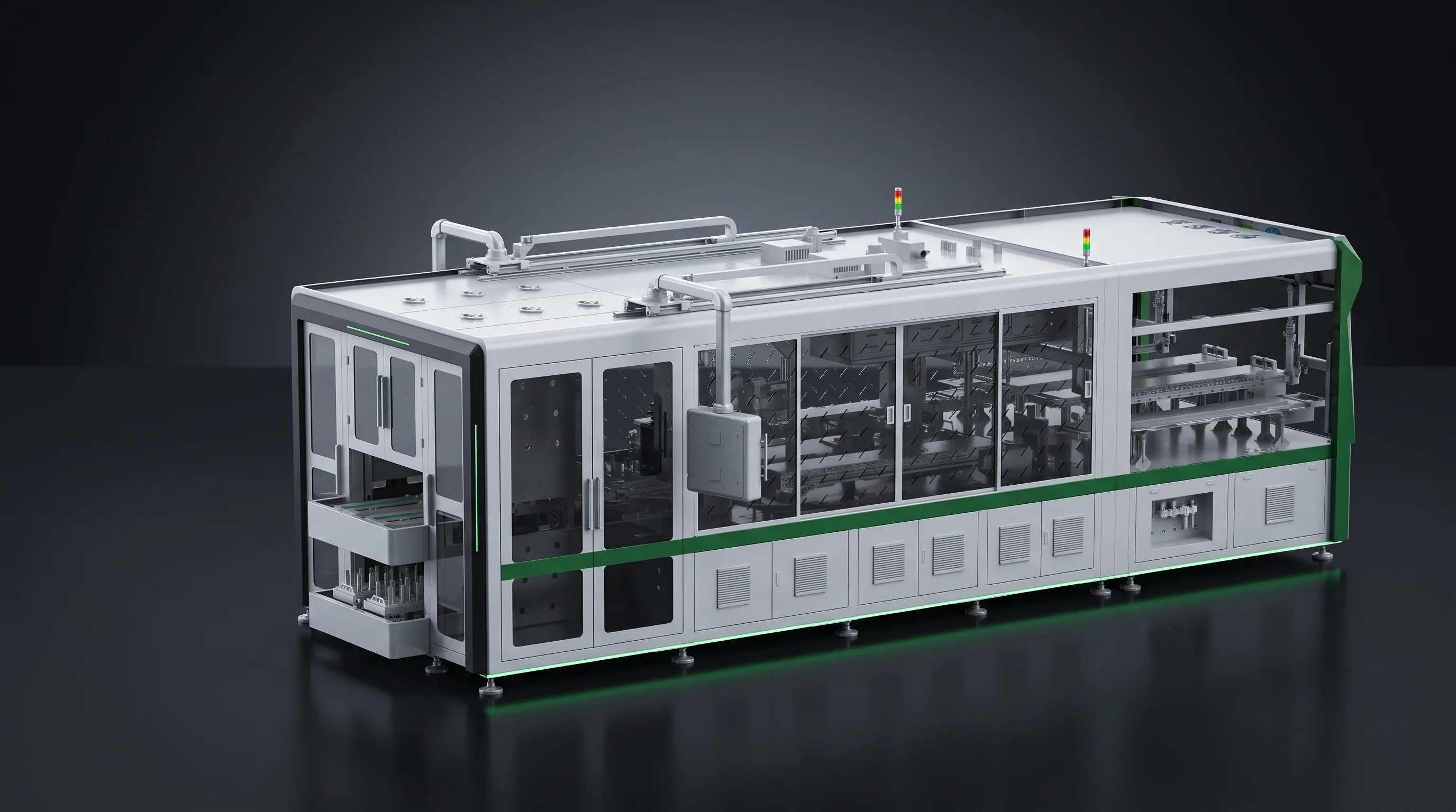 Tabber stringer with cell-level defect detection at the infeed